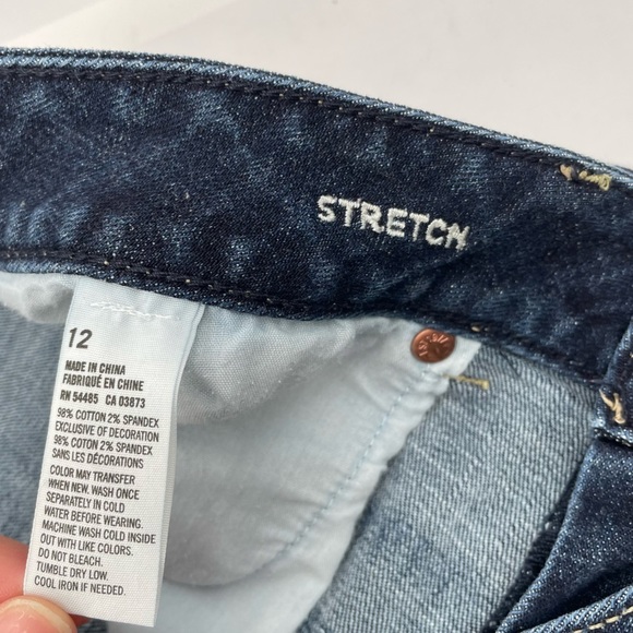 *AEO* Dark Wash Denim Mini Skirt - Picture 9 of 11